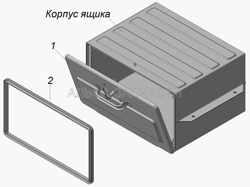 6606-3919010 Ящик для ЗИП в сборе  